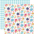 Play All Day Girl Collection Best Friend Floral 12 x 12 Double-Sided Scrapbook Paper by Echo Park Paper - Scrapbook Supply Companies