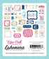 Play All Day Girl Collection 5 x 5 Scrapbook Ephemera Die Cuts by Echo Park Paper - Scrapbook Supply Companies