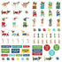 Santa Paws Dog Collection 12 x 12 Coordinating Dies Paper by Photo Play Paper
