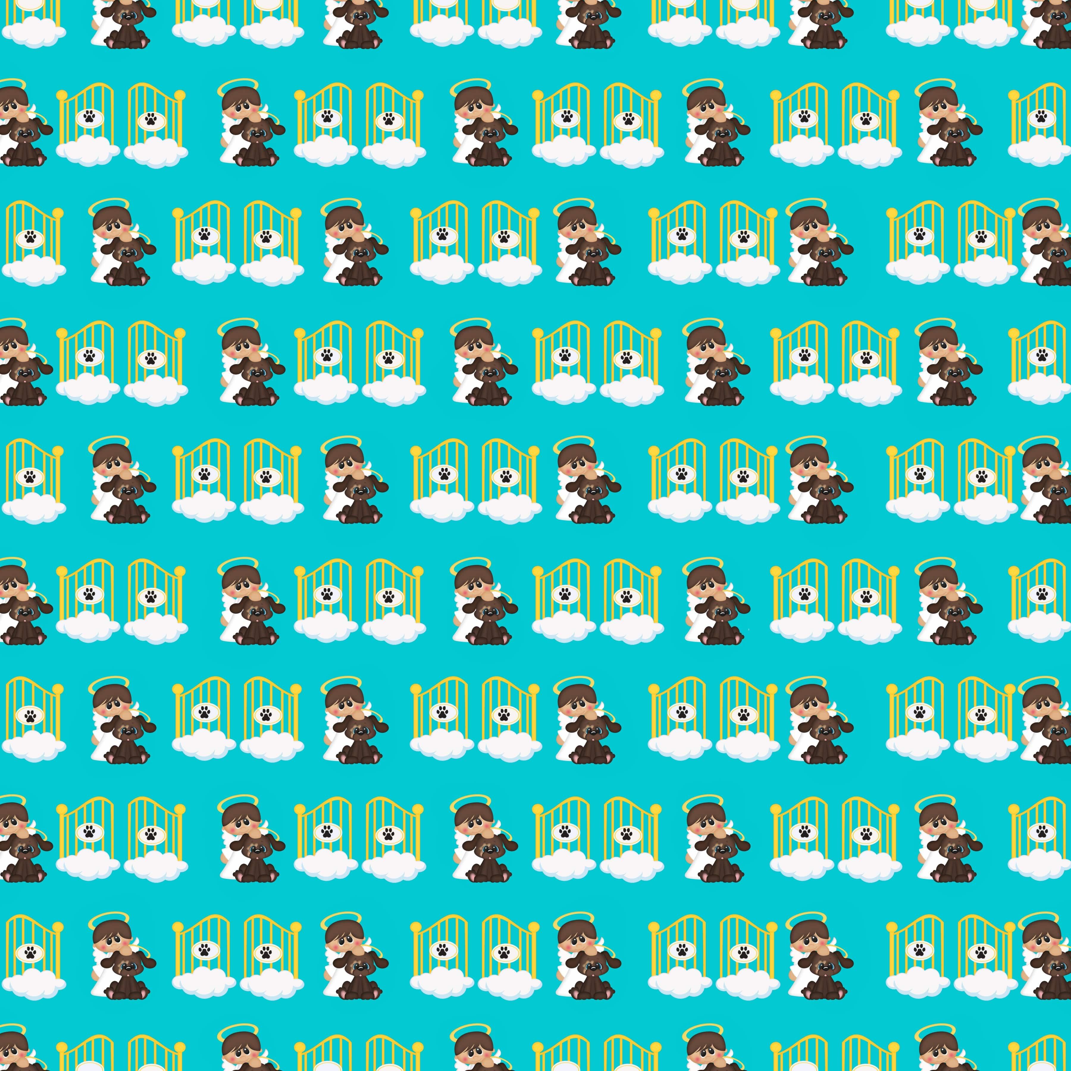 NSDesign's All Pets Go To Heaven Collection Dogs & Frogs 12 x 12 Double-Sided Scrapbook Paper by SSC Designs - Scrapbook Supply Companies
