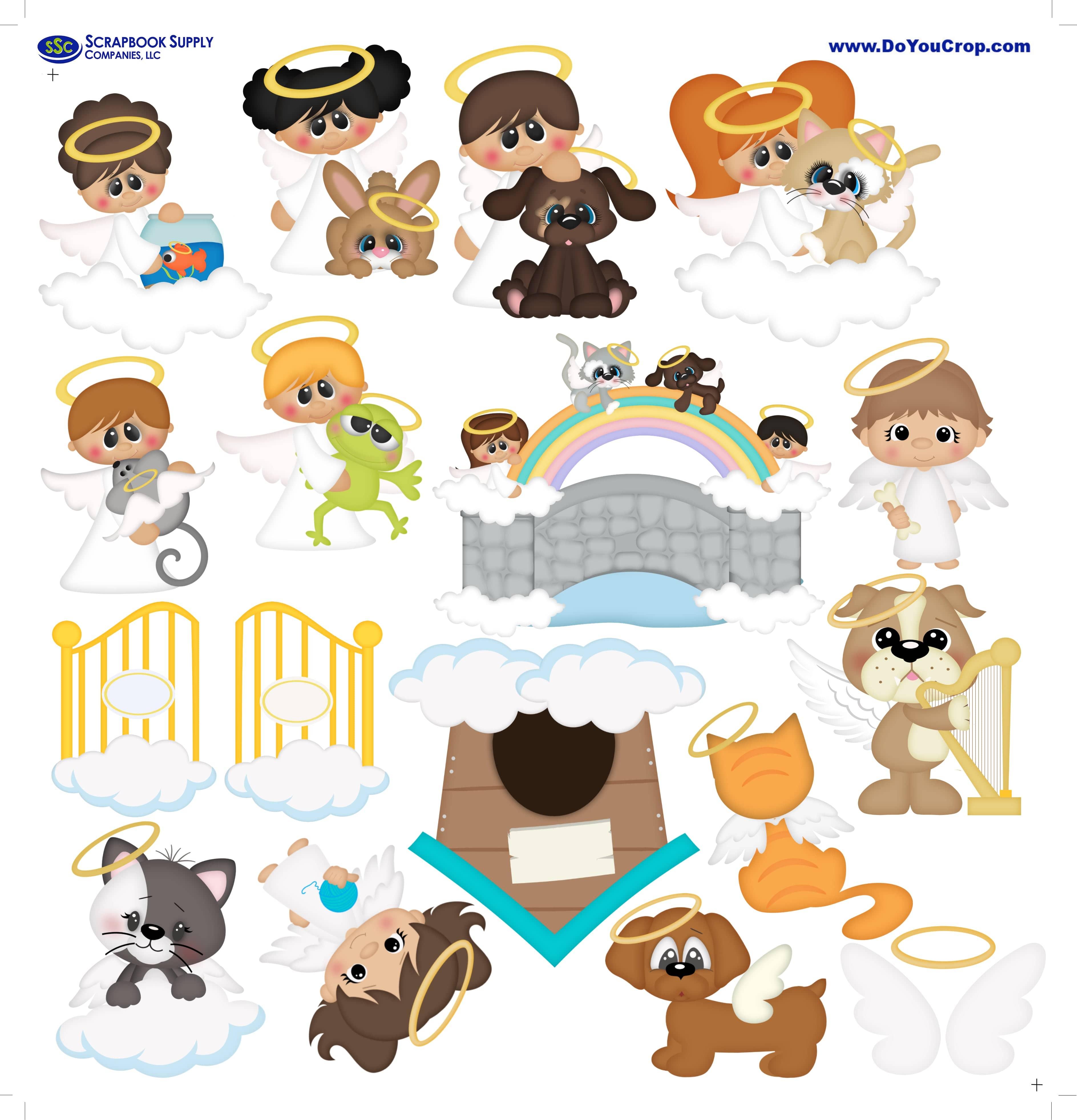 NSDesign's All Pets Go To Heaven Collection Laser Cut Ephemera Embellishments by SSC Designs