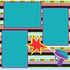 Toy Box Collection Space Ranger (2) - 12 x 12 Premade, Printed Scrapbook Pages by SSC Designs - Scrapbook Supply Companies