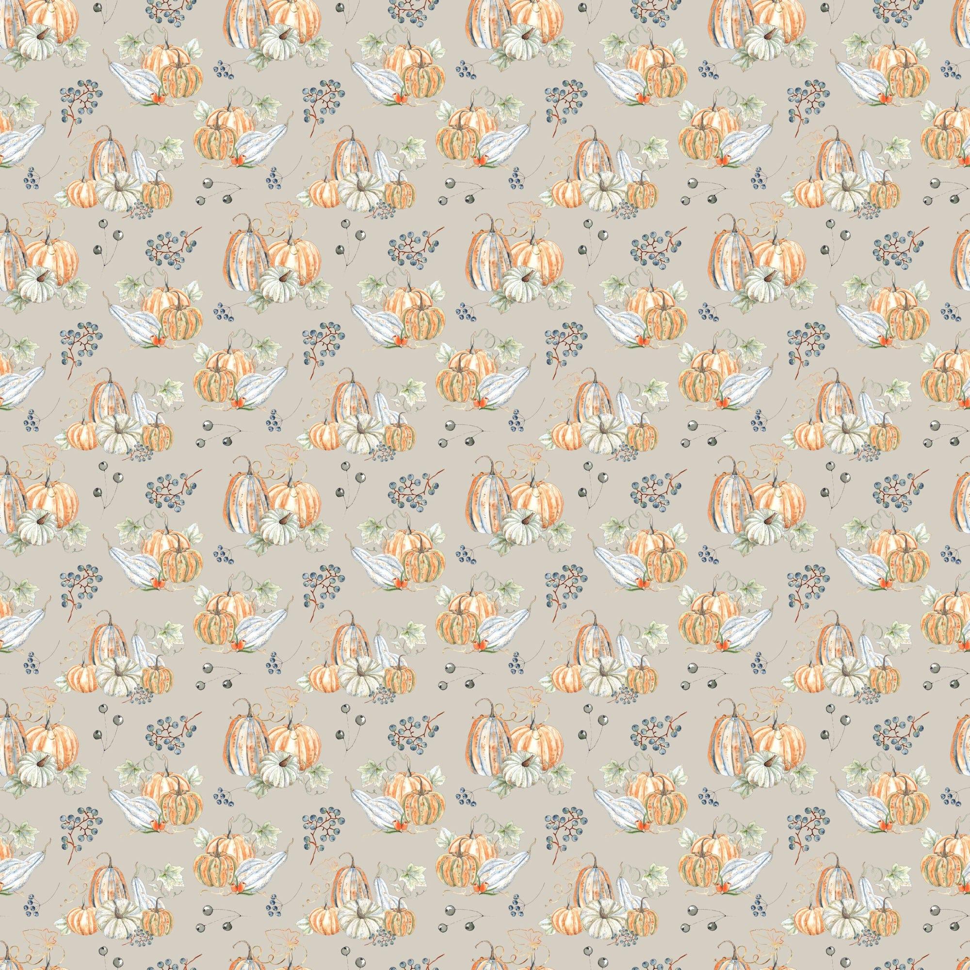 Pumpkin Patch Collection Pumpkin Crates 12 x 12 Double-Sided Scrapbook Paper by SSC Designs - Scrapbook Supply Companies
