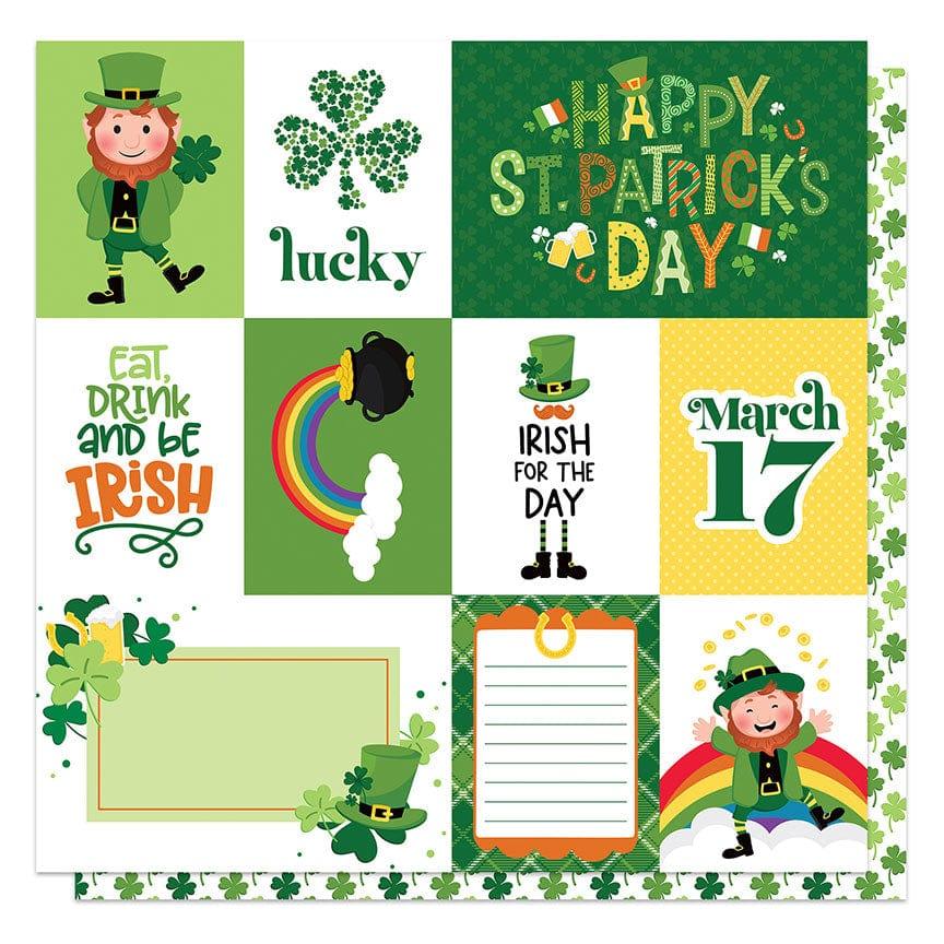 Pot of Gold Collection 7-Piece Collection Pack by Photo Play Paper - 6 Sheets 12x12 Double-Sided Scrapbook Paper Plus Bonus Sticker - Scrapbook Supply Companies