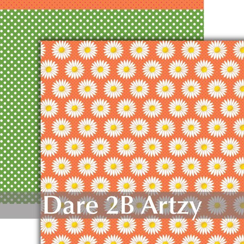 Home Grown Collection Artzy Daizy 12 x 12 Double-Sided Scrapbook Paper by Dare2BArtzy