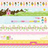 Perfect Princess Collection Border Strips 12 x 12 Double-Sided Scrapbook Paper by Echo Park Paper - Scrapbook Supply Companies