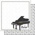 Musical Note Collection Piano 12 x 12 Double-Sided Scrapbook Paper By Scrapbook Customs - Scrapbook Supply Companies