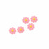 Flower Fun Collection Pink Flower Flatback Scrapbook Buttons by SSC Designs - Pkg. of 5