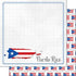 Travel Adventure Collection Puerto Rico Border 12 x 12 Double-Sided Scrapbook Paper by Scrapbook Customs - Scrapbook Supply Companies