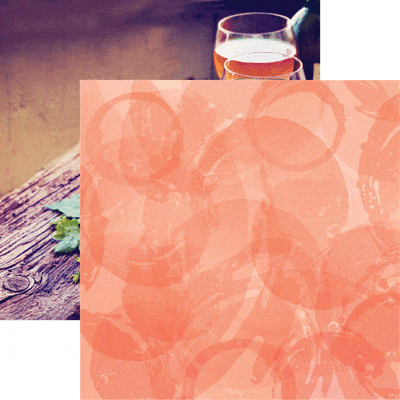 Rose All Day Collection Rose All Day 12 x 12 Double-Sided Scrapbook Paper by Reminisce - Scrapbook Supply Companies