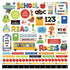 Recess Collection 12 x 12 Cardstock Scrapbook Sticker Sheet by Photo Play Paper - Scrapbook Supply Companies