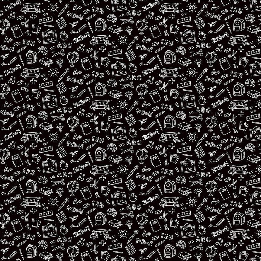 Recess Collection Star Student 12 x 12 Double-Sided Scrapbook Paper by Photo Play Paper - Scrapbook Supply Companies