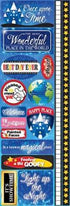 Signature Series 4 Collection Magical Castle Cardstock Scrapbook Sticker Sheet by Reminisce - Scrapbook Supply Companies
