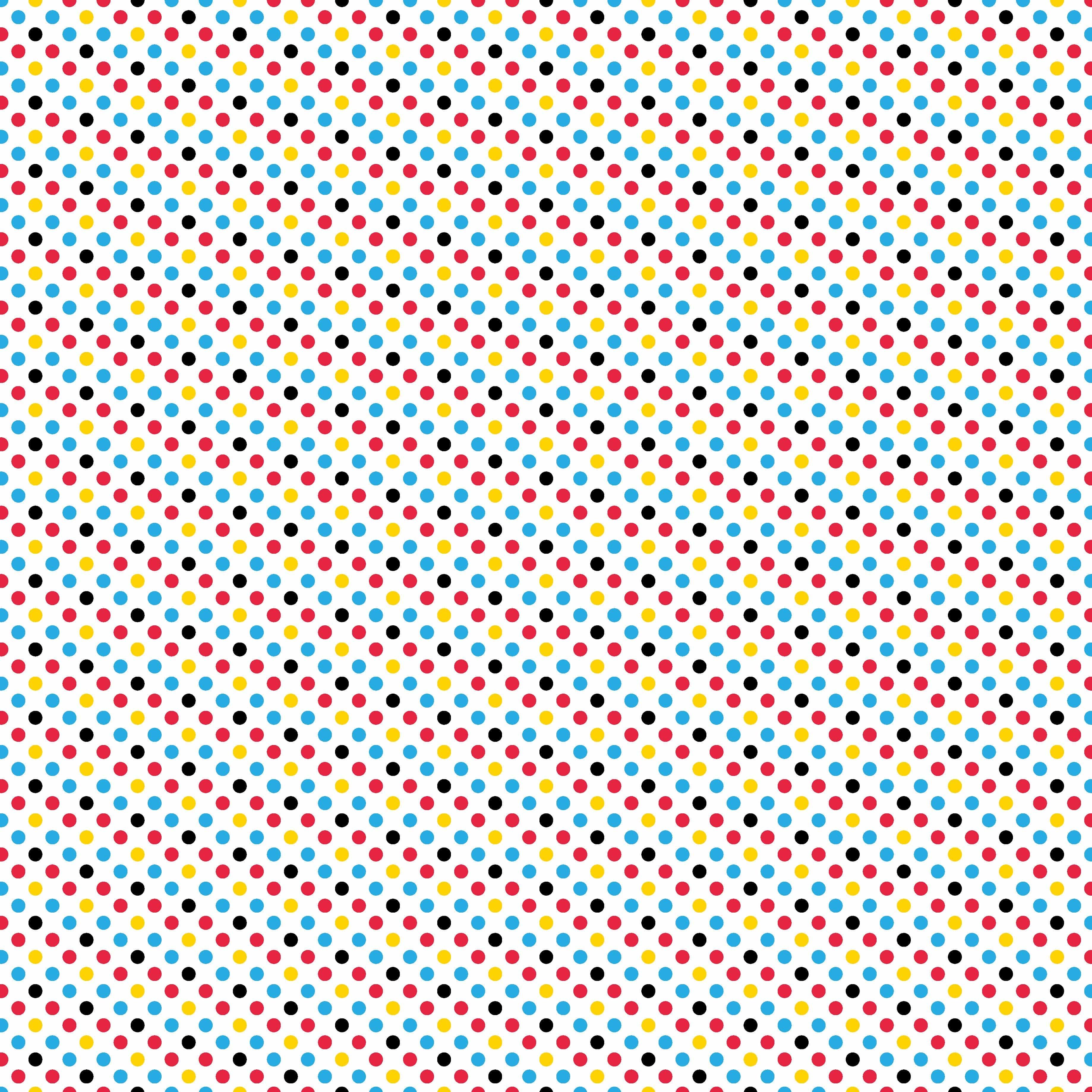 Real Magic Too Collection Polka Dot 2 12 x 12 Double-Sided Scrapbook Paper by Reminisce - Scrapbook Supply Companies