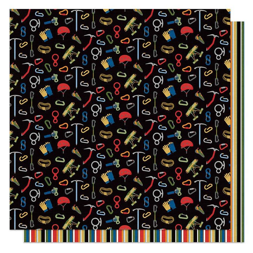 Rock Climbing Collection Rock Out 12 x 12 Double-Sided Scrapbook Paper by Photo Play Paper