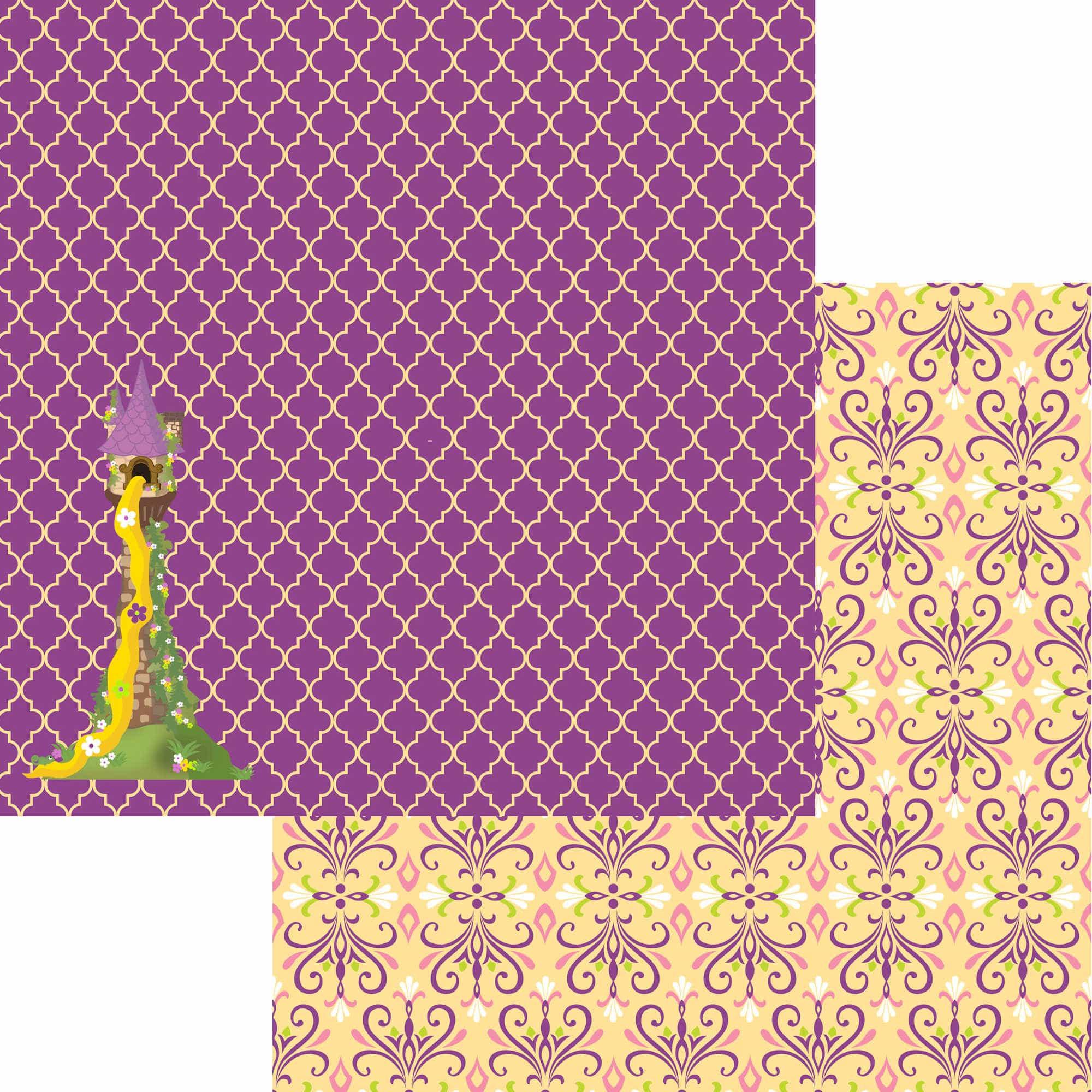 Rapunzel 12 x 12 Scrapbook Paper & Embellishment Kit by SSC Designs - Scrapbook Supply Companies