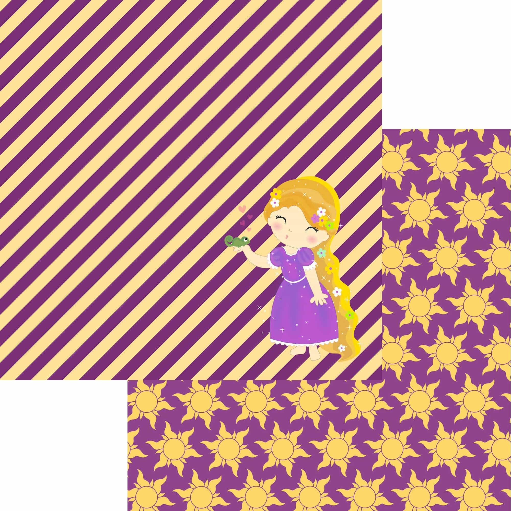 Rapunzel 12 x 12 Scrapbook Paper & Embellishment Kit by SSC Designs - Scrapbook Supply Companies