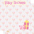 Ready To Pop Collection Baby Shower Girl 12 x 12 Double-Sided Scrapbook Paper by SSC Designs