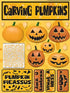 Signature Series Collection Carving Pumpkins 5 x 6 Scrapbook Embellishment by Reminisce - Scrapbook Supply Companies