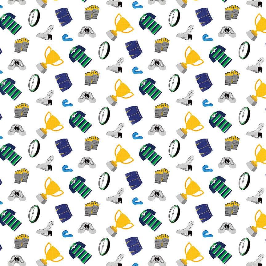 MVP Rugby Collection Scrum 12 x 12 Double-Sided Scrapbook Paper by Photo Play Paper - Scrapbook Supply Companies