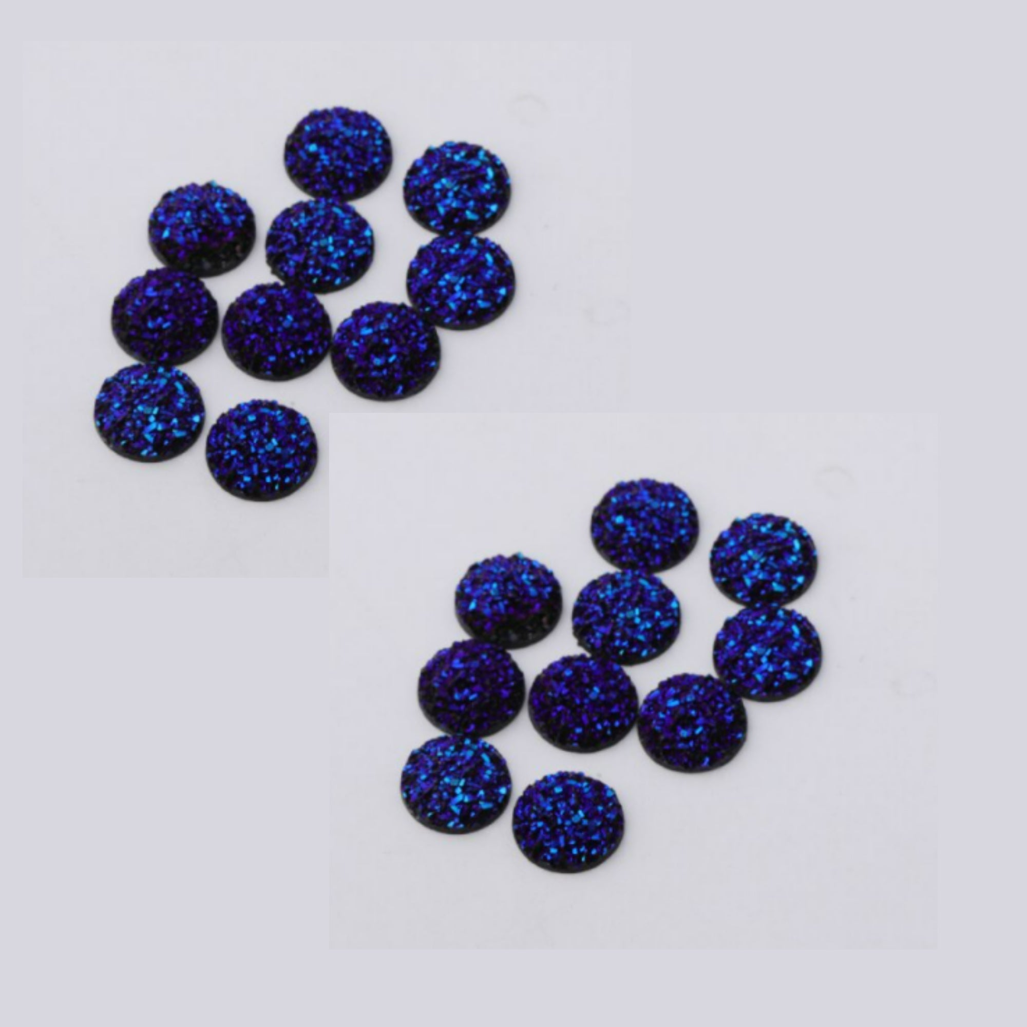 Bling It Up Collection 3/8" Cobalt Blue Chunky Round Bling - Pkg. of 20