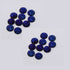 Bling It Up Collection 3/8" Cobalt Blue Chunky Round Bling - Pkg. of 20