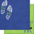 Sports Addict Collection Running Addict 2 12 x 12 Double-Sided Scrapbook Paper by Scrapbook Customs