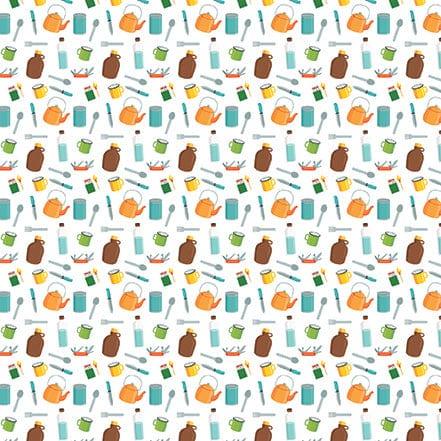 Summer Adventure Collection Explore 12 x 12 Double-Sided Scrapbook Paper by Echo Park Paper - Scrapbook Supply Companies