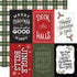 Christmas Salutations Collection 4x6 Journaling Cards 12 x 12 Double-Sided Scrapbook Paper by Echo Park Paper