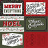 Christmas Salutations Collection 6 x 4 Journaling Cards 12 x 12 Double-Sided Scrapbook Paper by Echo Park Paper - Scrapbook Supply Companies