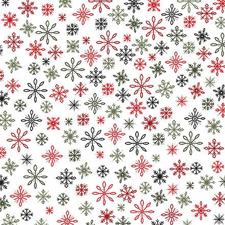 Christmas Salutations Collection 6 x 4 Journaling Cards 12 x 12 Double-Sided Scrapbook Paper by Echo Park Paper - Scrapbook Supply Companies