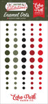 Christmas Salutations Collection 3 x 6 Self-Adhesive Enamel Dots Scrapbook Embellishments by Echo Park Paper - Scrapbook Supply Companies