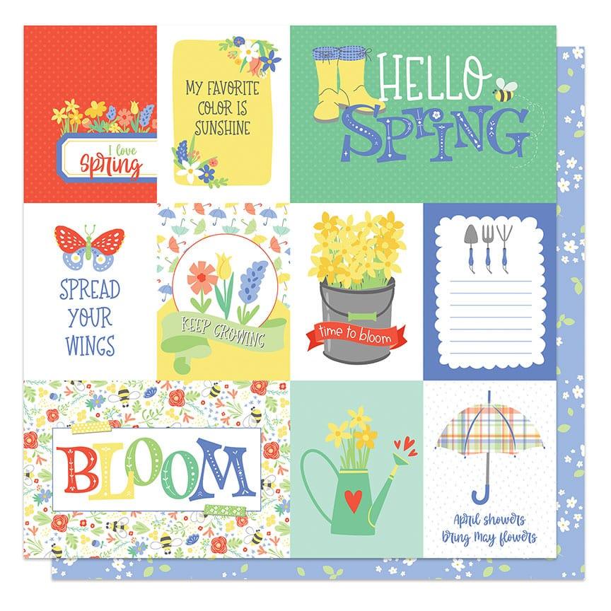 Showers and Flowers Collection 12 x 12 Paper & Sticker Collection Pack by Photo Play Paper - Scrapbook Supply Companies