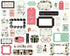 Salon Collection 5 x 5 Frames & Tags Die Cut Scrapbook Embellishments by Echo Park Paper - Scrapbook Supply Companies