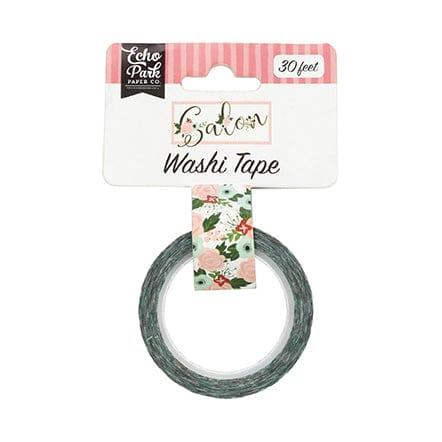 Salon Collection Glamorous Floral Washi Tape by Echo Park Paper - 30 Feet - Scrapbook Supply Companies