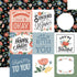 Salutations No. 2 Collection 4x4 Journaling Cards 12 x 12 Double-Sided Scrapbook Paper by Echo Park Paper