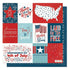 Stars & Stripes Collection 12 x 12 Paper & Sticker Collection Pack by Photo Play Paper - Scrapbook Supply Companies