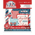 Stars & Stripes Collection 5 x 5 Die Cut Scrapbook Embellishments by Photo Play Paper