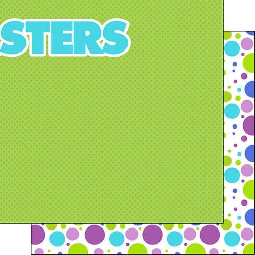 Disneyana Monsters Collection Monster Right 12 x 12 Double-Sided Scrapbook Paper by Scrapbook Customs - Scrapbook Supply Companies
