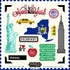 Sightseeing Collection New York 12 x 12 Scrapbook Sticker Sheet by Scrapbook Customs - Scrapbook Supply Companies