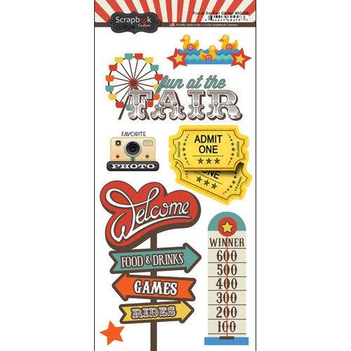 Fair Collection Fun At The Fair 6 x 12 Scrapbook Sticker Sheet by Scrapbook Customs - Scrapbook Supply Companies