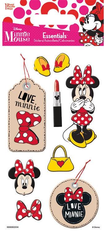 Disney Collection Minnie Mouse Essentials 3 x 5 Scrapbook Embellishment by Sandylion - Scrapbook Supply Companies