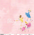 Disney Princess Collection Dancing Princesses 12 x 12 Glittered Scrapbook Paper by Sandylion - Scrapbook Supply Companies