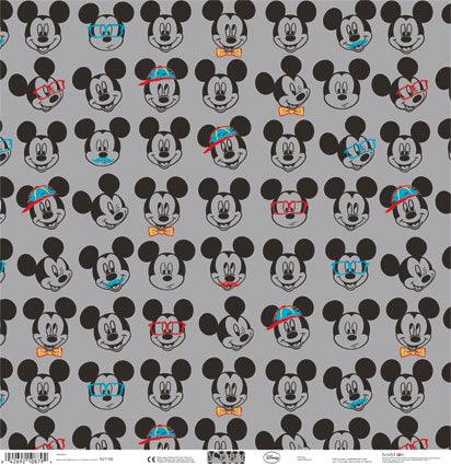 Disney Mickey Mouse Collection Hipster Mickey 12 x 12 Scrapbook Paper by Sandylion - Scrapbook Supply Companies