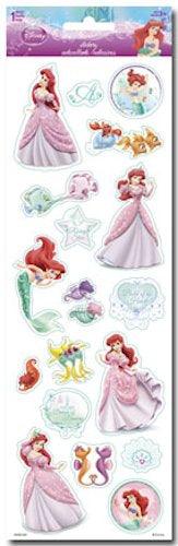 Disney The Little Mermaid Collection Ariel Glittered 4 x 12 Scrapbook Sticker Sheet by Sandylion - Scrapbook Supply Companies