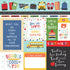 I Love School Collection Multi Journaling Cards 12 x 12 Double-Sided Scrapbook Paper by Echo Park Paper - Scrapbook Supply Companies