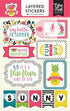Summer Fun Collection 5 x 7 Layered Sticker Scrapbook Embellishment by Echo Park Paper - Scrapbook Supply Companies