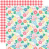 Sun Kissed Collection Tropic Floral 12 x 12 Double-Sided Scrapbook Paper by Echo Park Paper