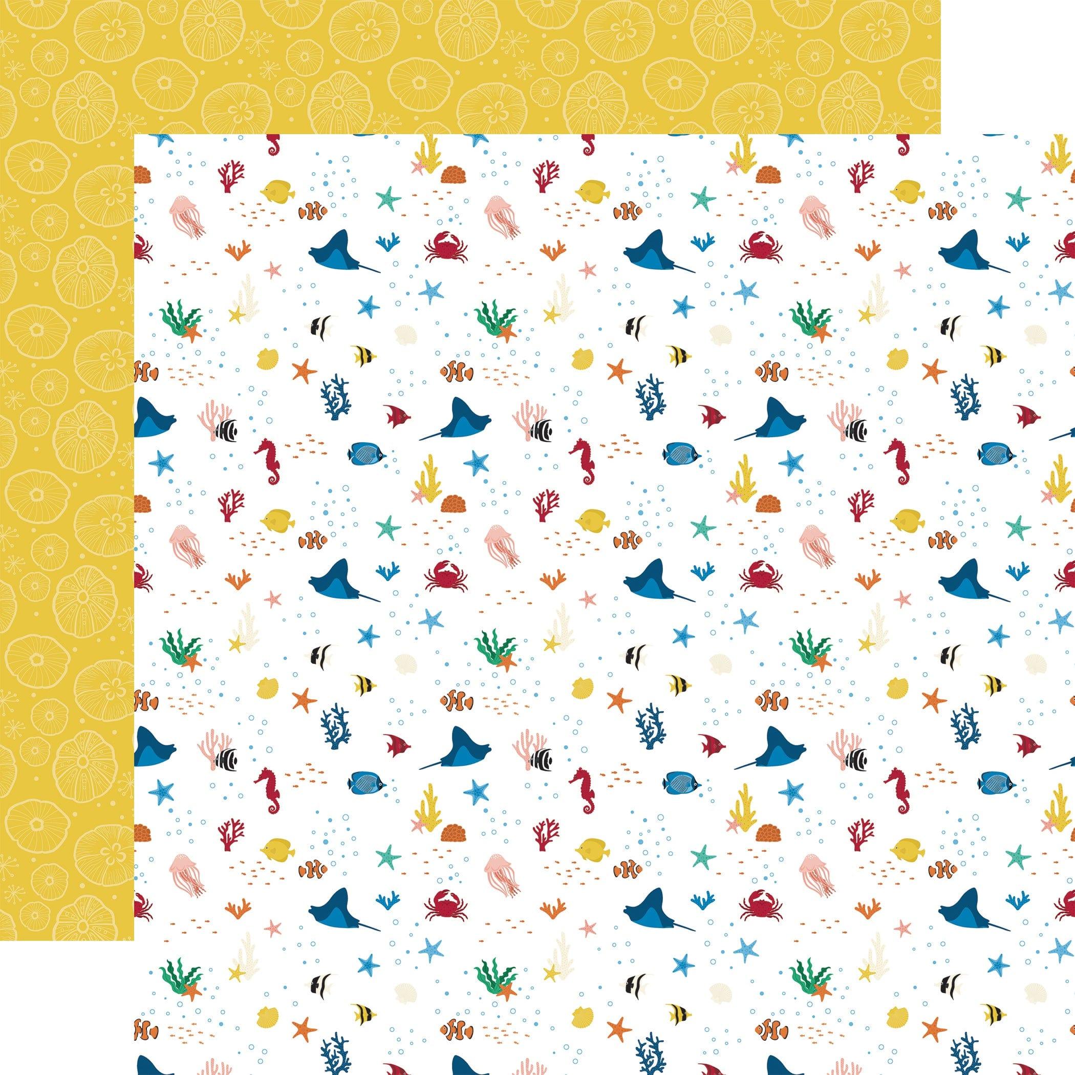 Sea Life Collection 12 x 12 Scrapbook Paper & Sticker Pack by Echo Park Paper - Scrapbook Supply Companies