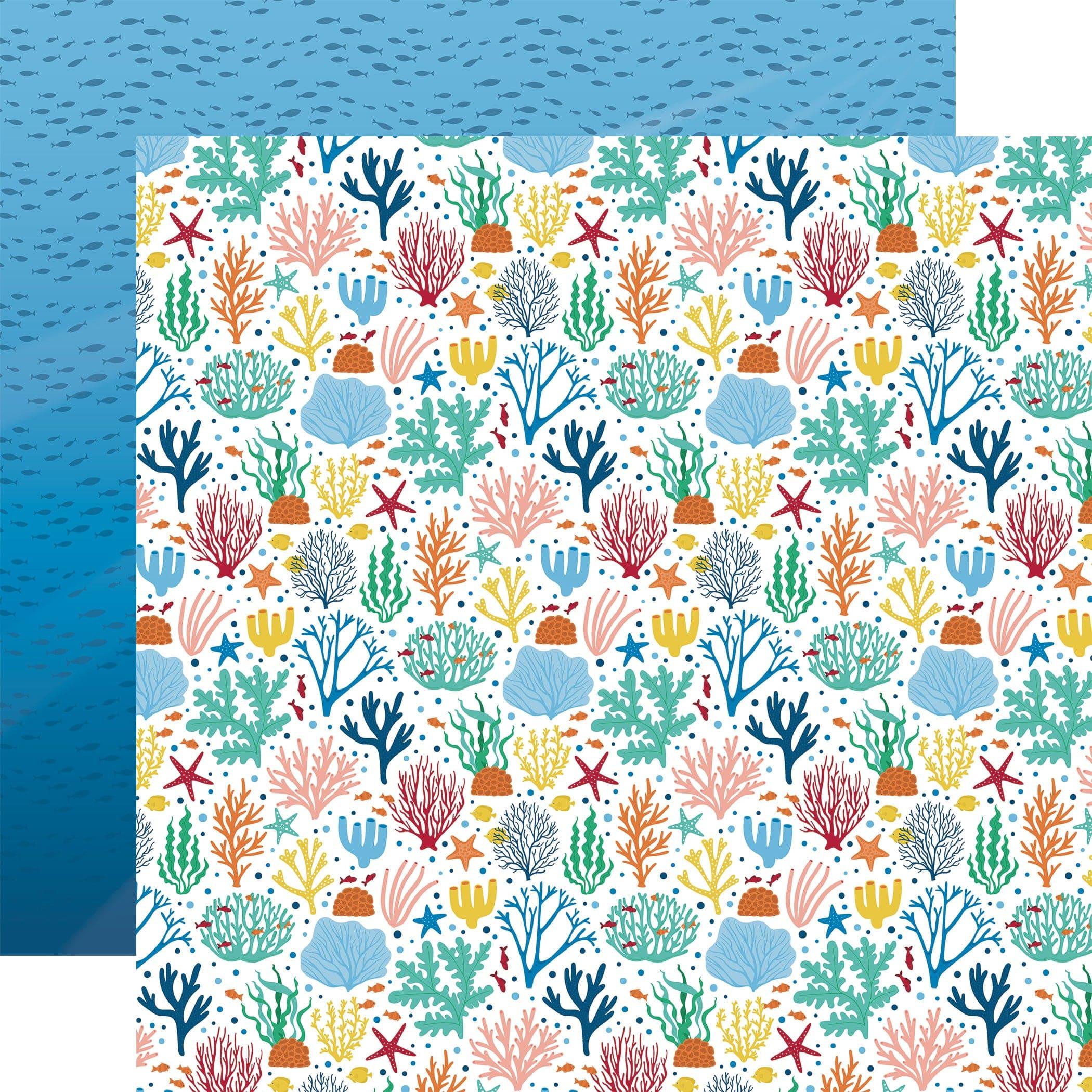 Sea Life Collection 12 x 12 Scrapbook Paper & Sticker Pack by Echo Park Paper - Scrapbook Supply Companies